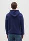 Blue cotton blend hoodie with NFL logo_2