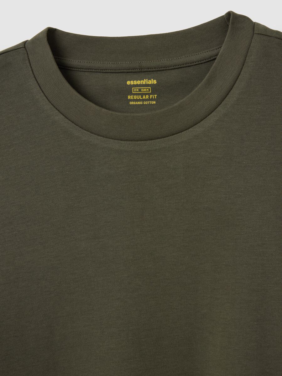 Boy's long-sleeve shirt in pure cotton green_1