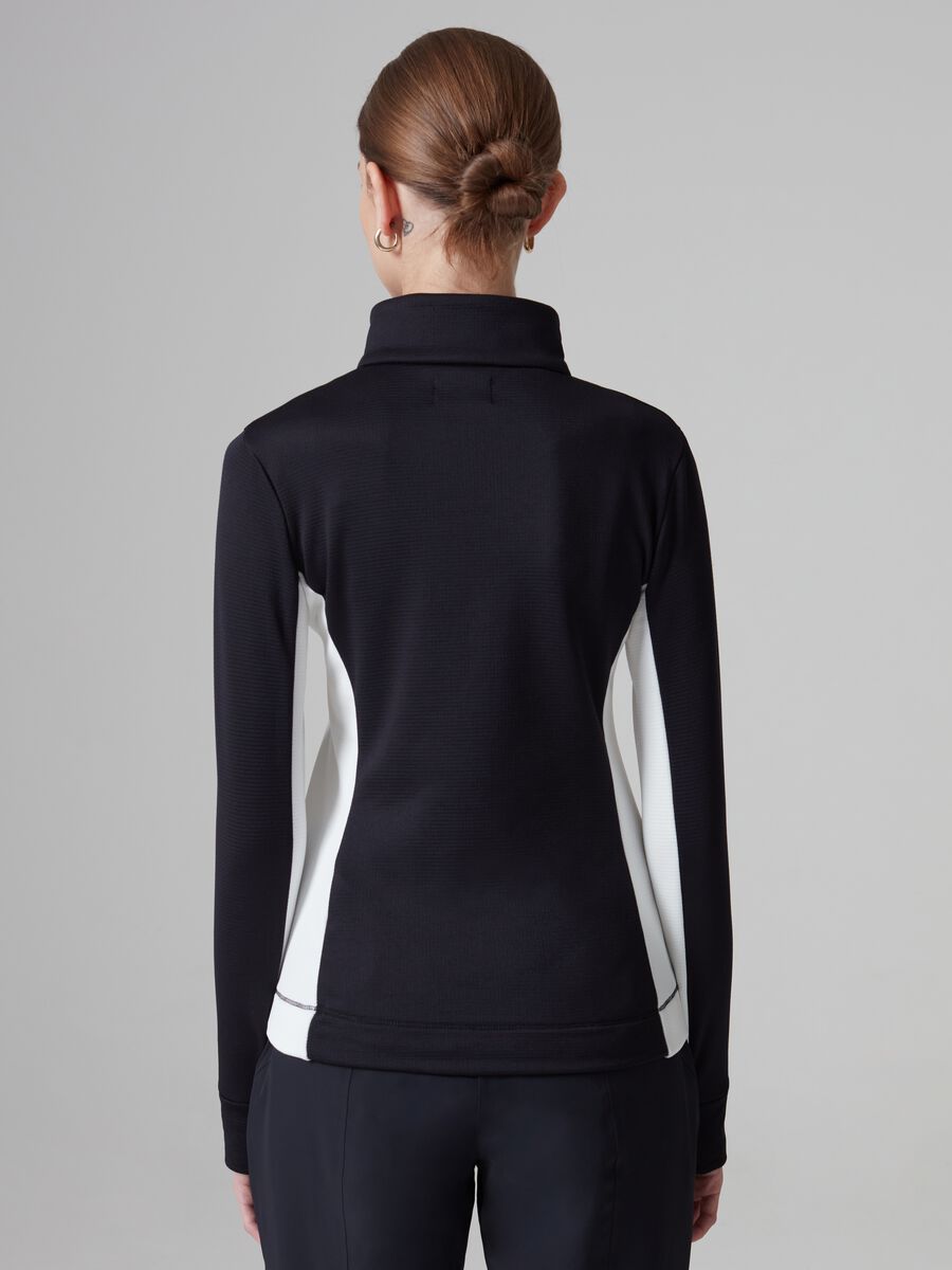 Dolcevita half-zip trama waffle_2