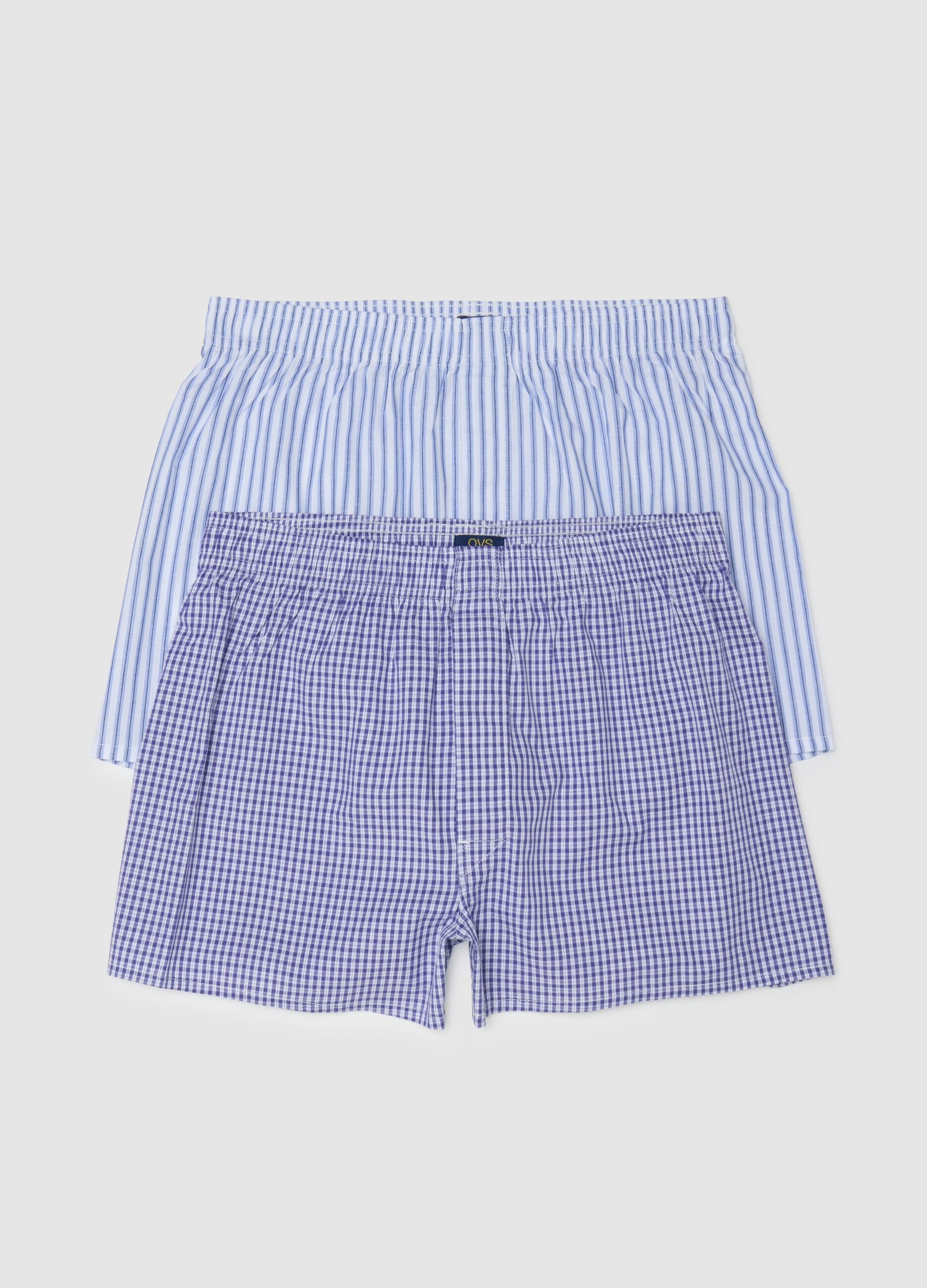 Men's multipack boxer briefs in pure cotton, multicolour regular fit