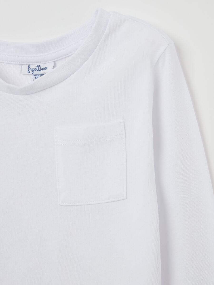 Two-pack long-sleeved T-shirt in cotton_3