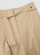 Wide leg beige stretch cotton chinos_5