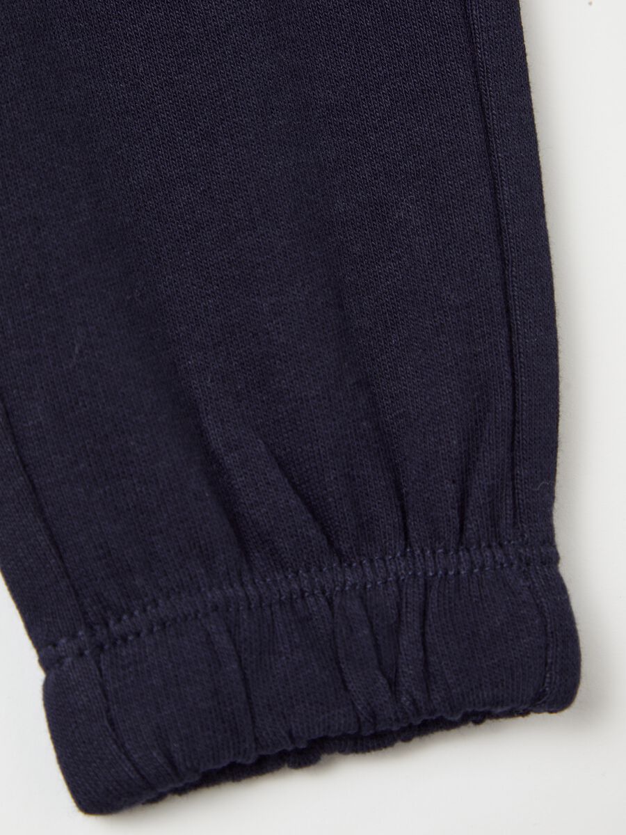 Cotton joggers with drawstring_3