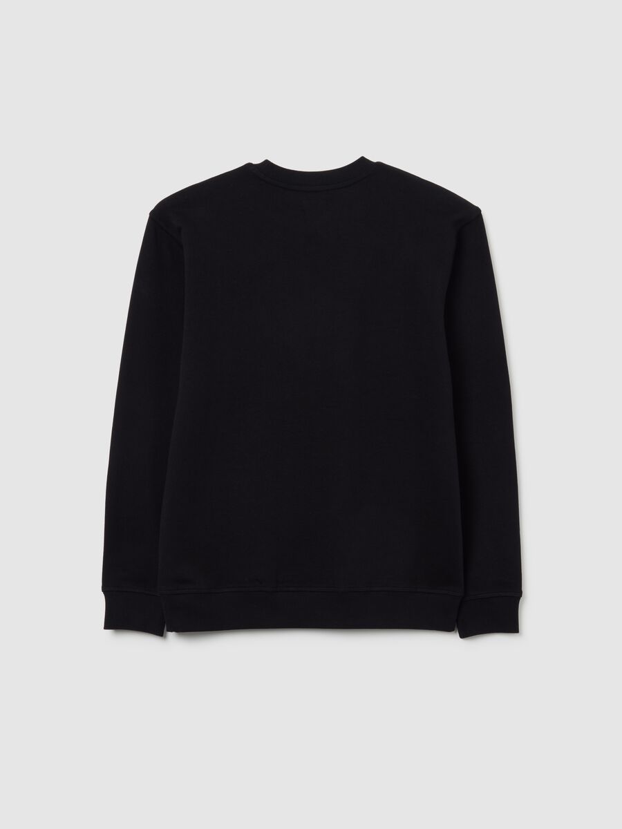 Black sweatshirt for boys aged 10-15_4