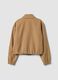 Beige stretch-fabric over-fit blazer with zip fastening_2