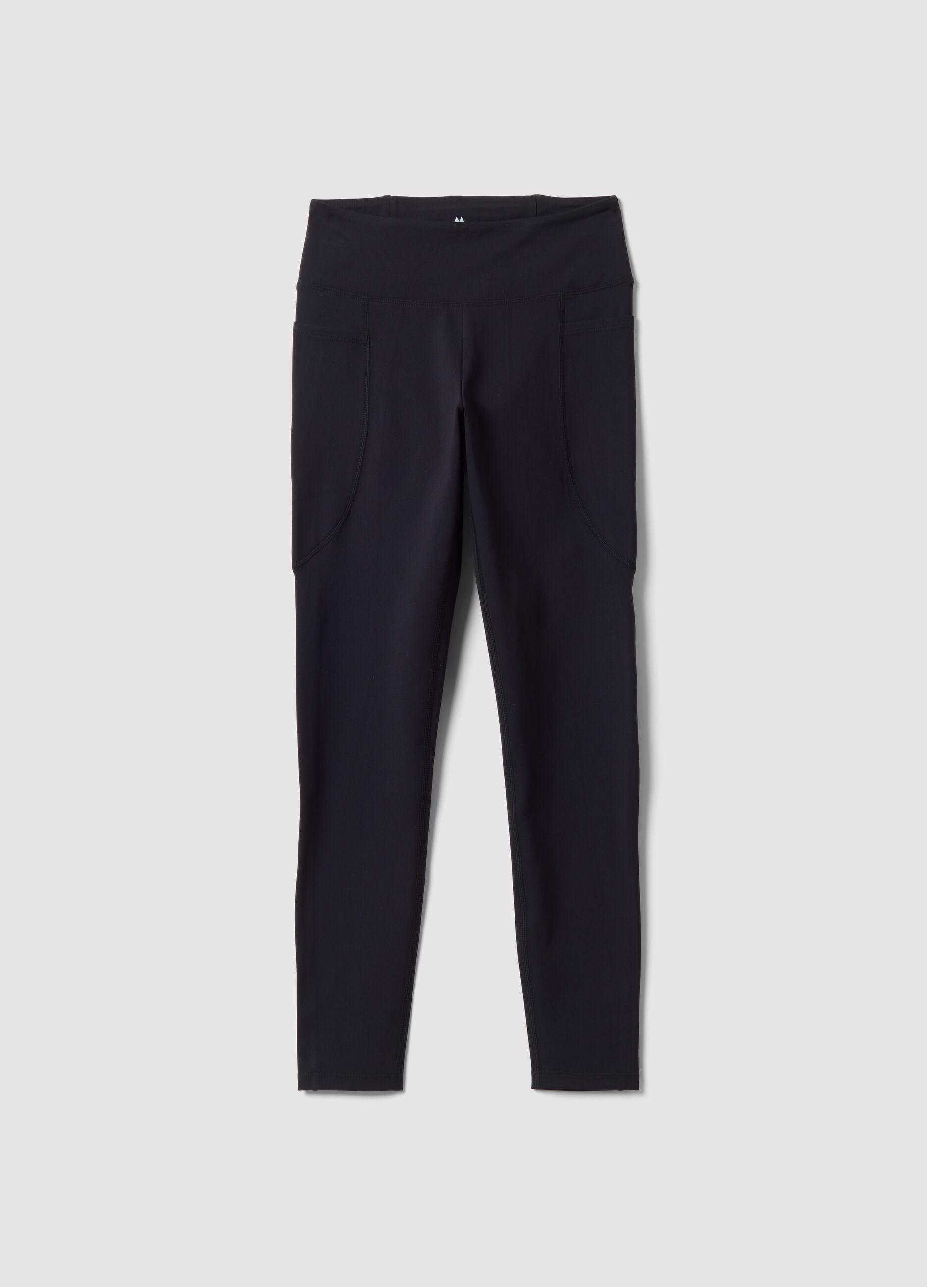 Black stretch-fabric leggings ALTAVIA RUNNING