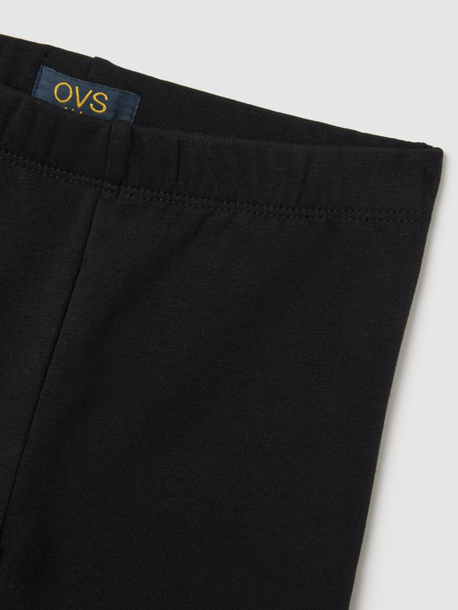 Set jogging da bambina in cotone rosa regular fit_3