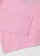 Pink crew-neck T-shirt in 100% organic cotton_3