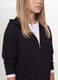 Black organic cotton hooded sweatshirt_1