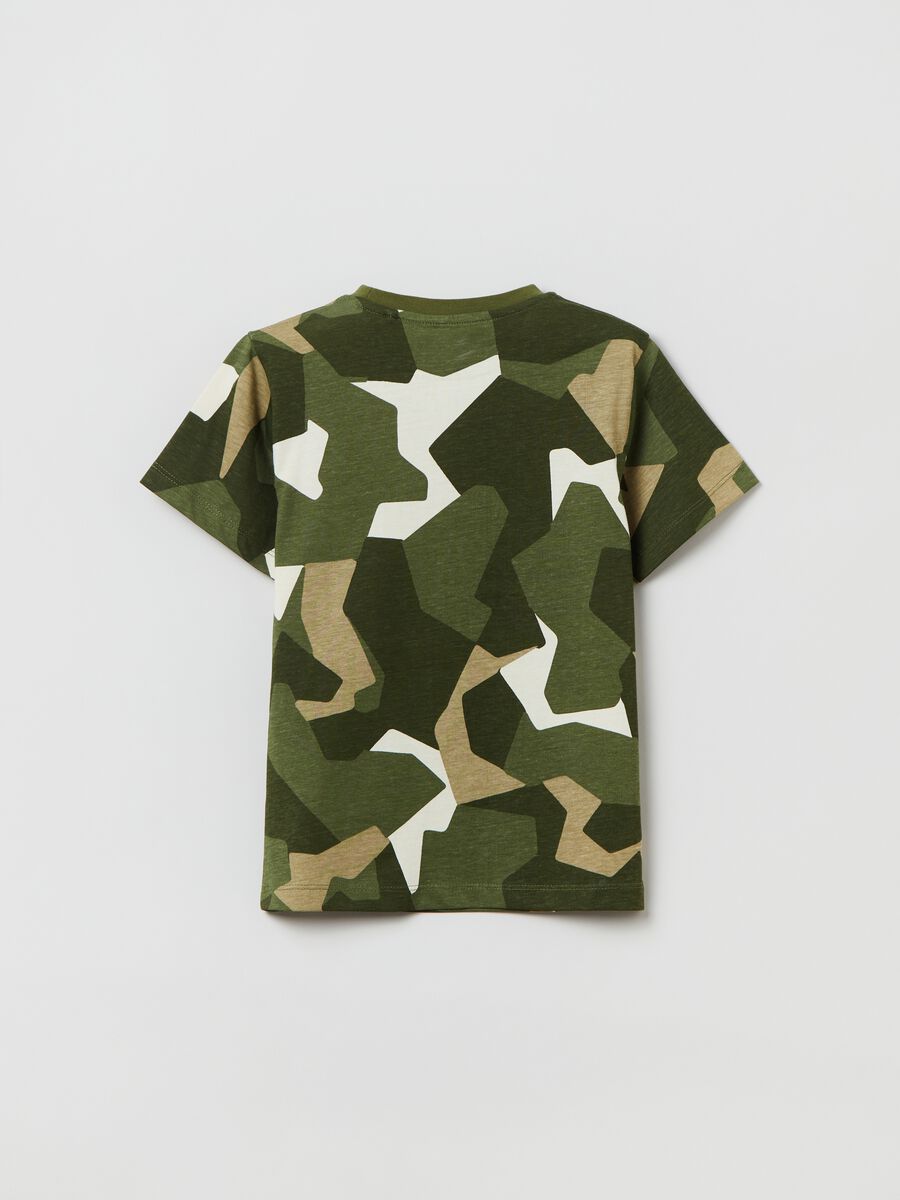 T-shirt con stampa camouflage Grand&Hills_1