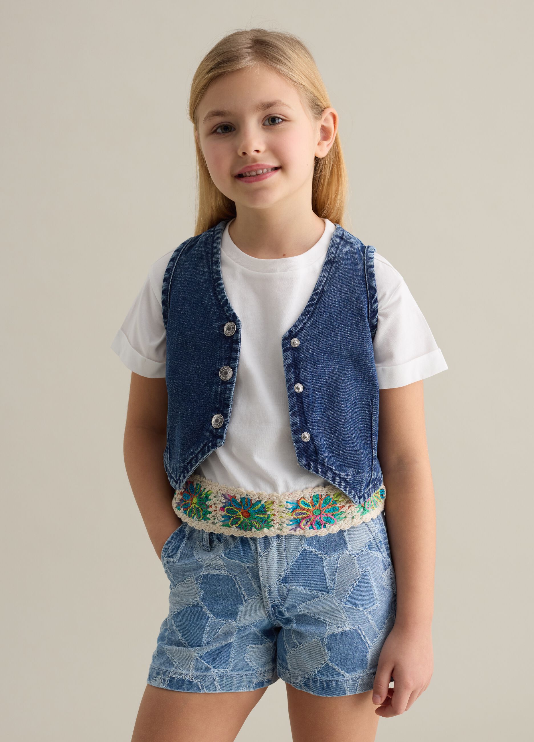 Gilet in denim