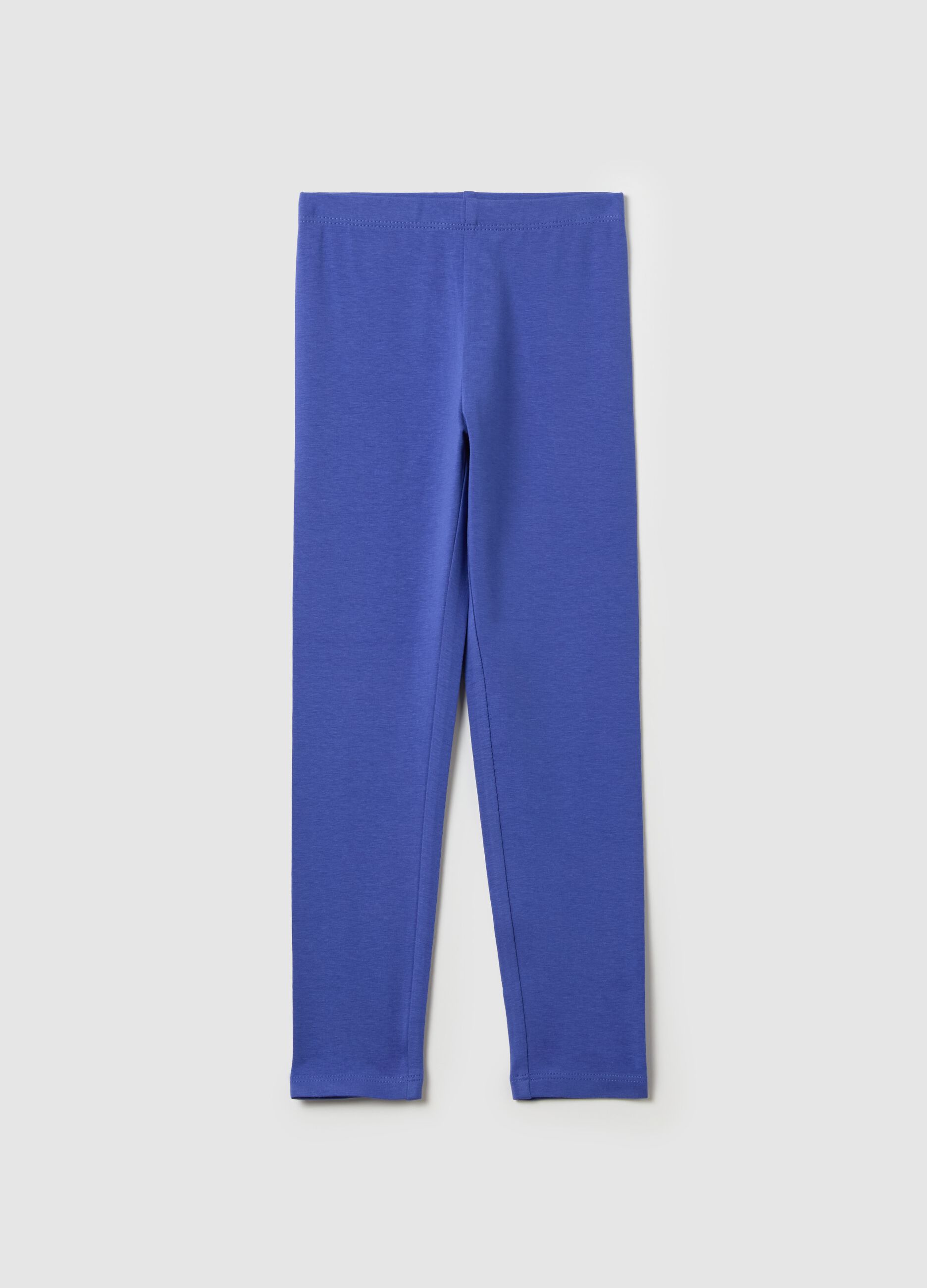 Stretch cotton leggings