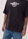 Black pure cotton T-shirt with Mario Kart print_2