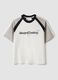 White pure cotton crew-neck T-shirt with &ldquo;Always Cooking&rdquo; slogan_4