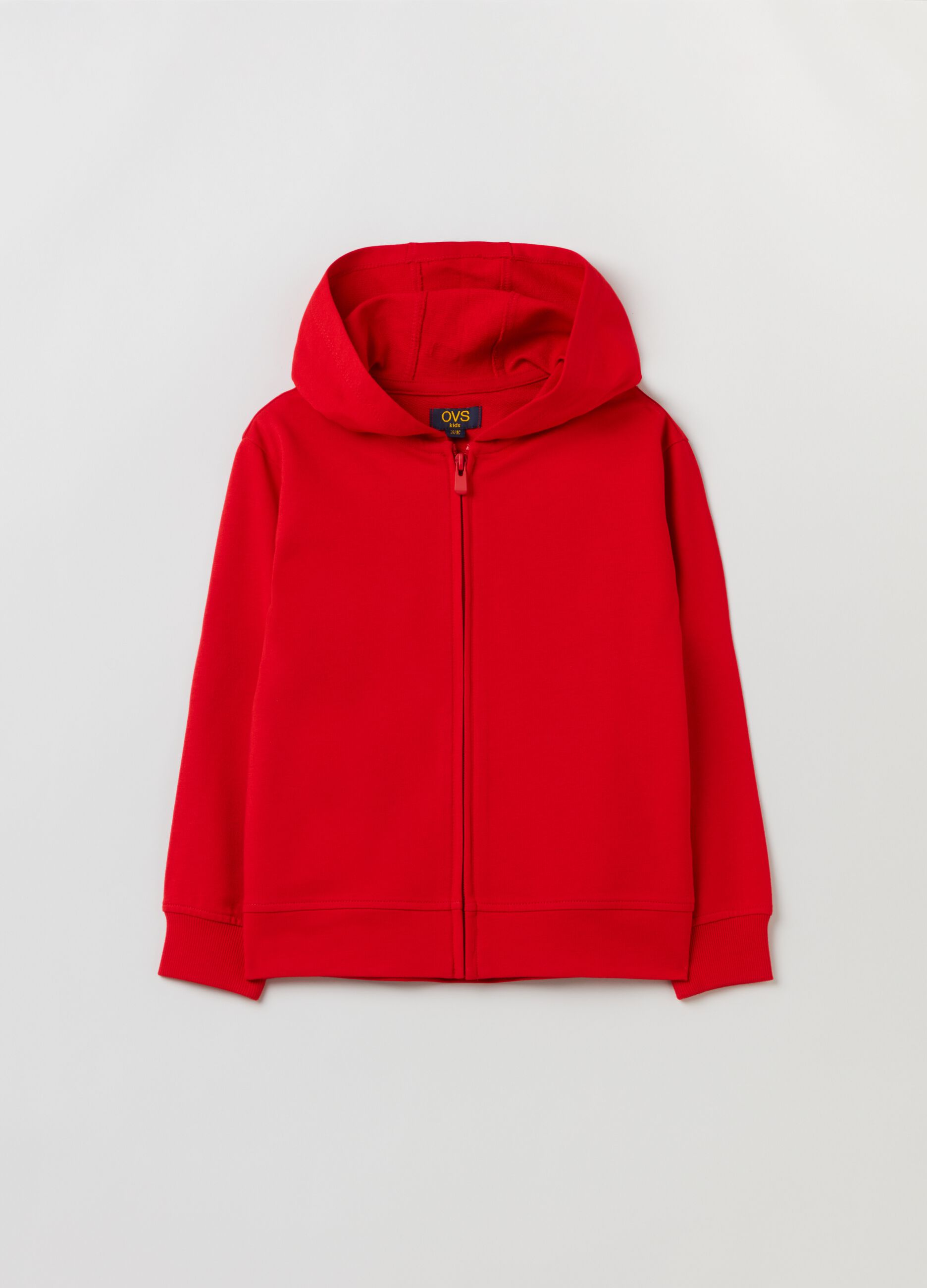 Full-zip in French Terry con cappuccio_0