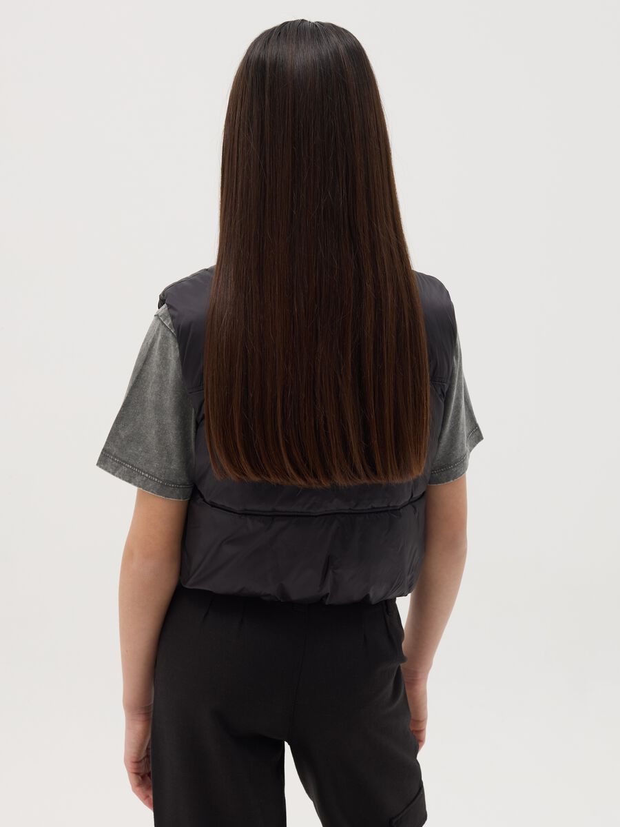 Gilet trapuntato in tessuto idrorepellente _2