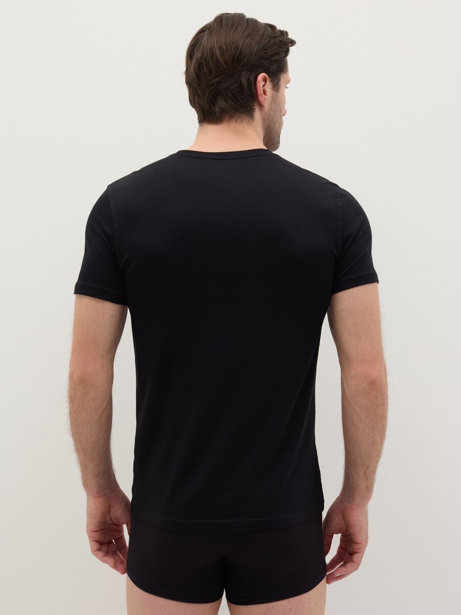 Two-pack undershirts with round neck_3