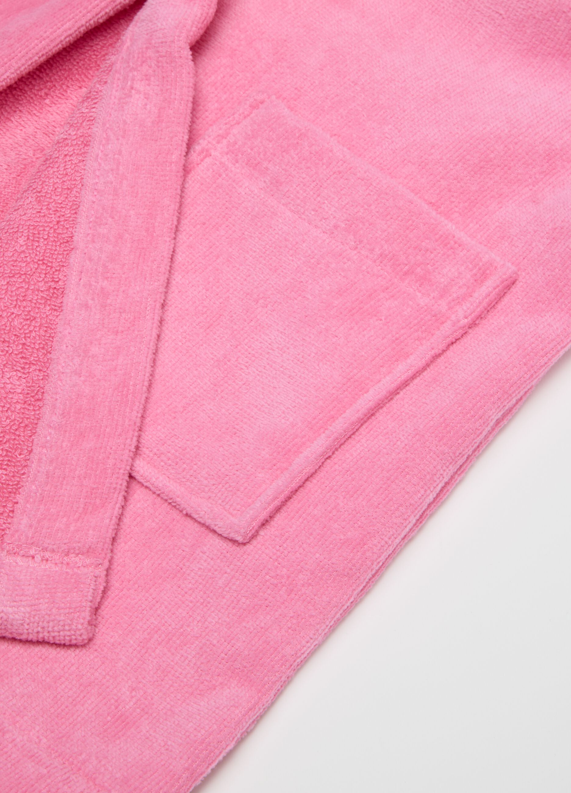 Pink Cotton Girls' Bathrobe