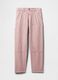 Pink Cargo Trousers with French Pockets_5
