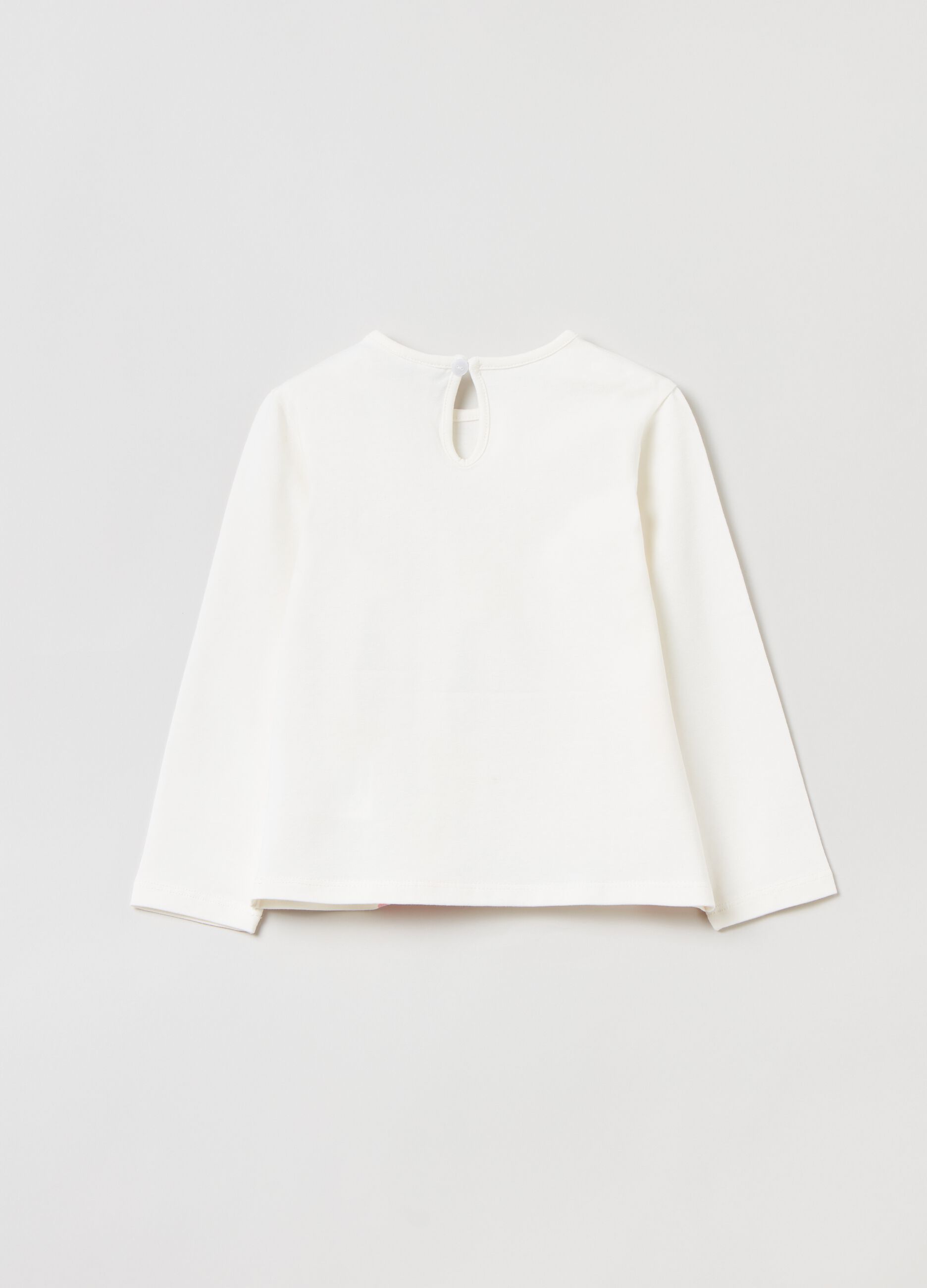 T-shirt a maniche lunghe con stampa _1