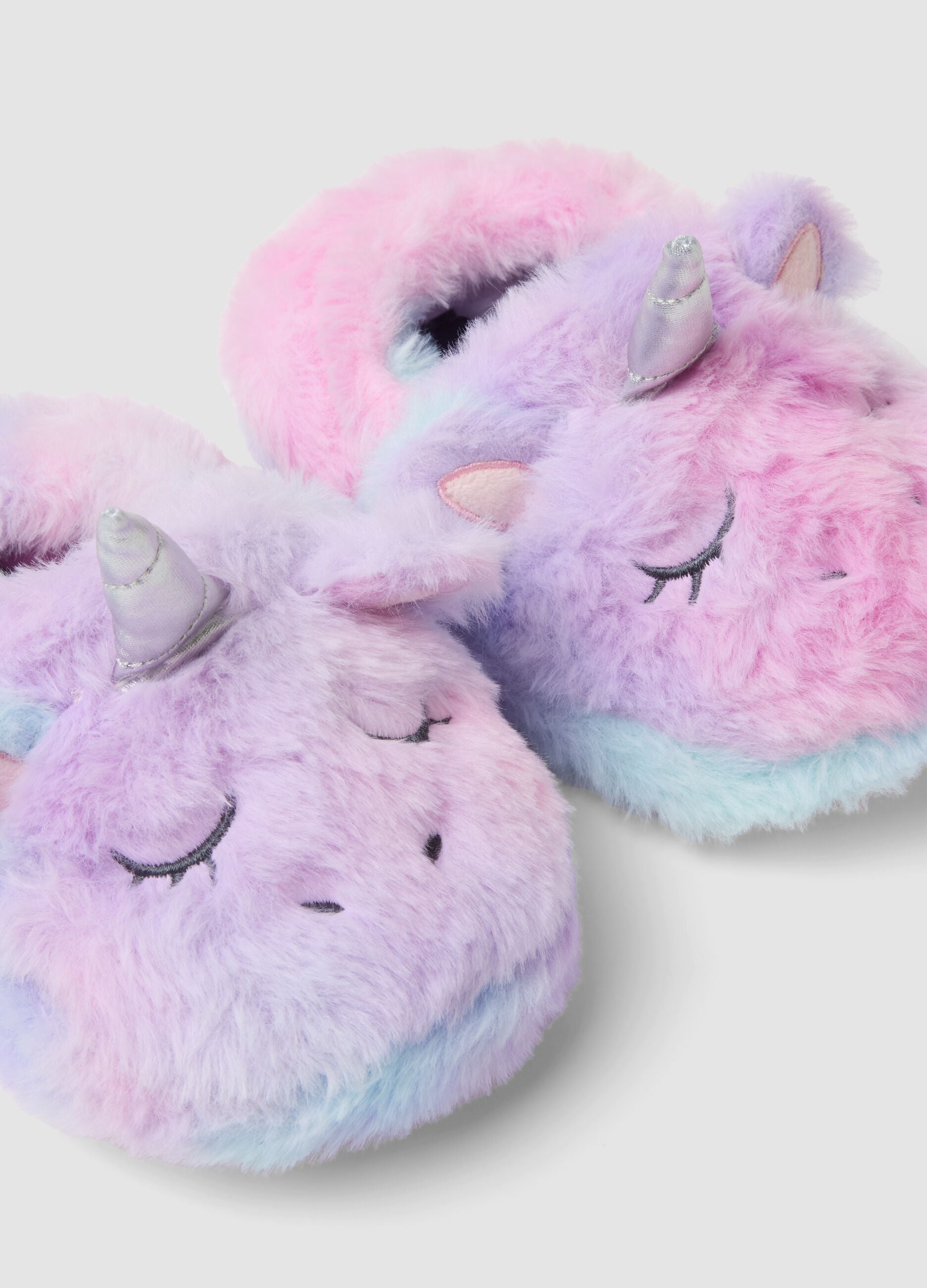 Multicolour unicorn slippers for girls