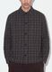 Multicolour pure cotton check shirt, oversized fit_3
