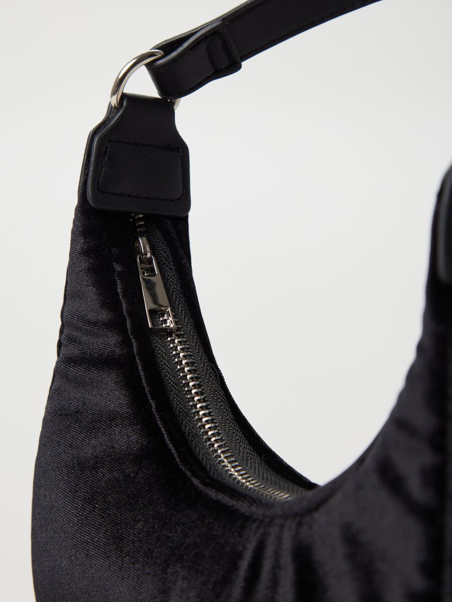 Borsa hobo in velluto_2