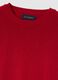 Red Crew Neck Pullover in Pure Lambswool Regular Fit_5