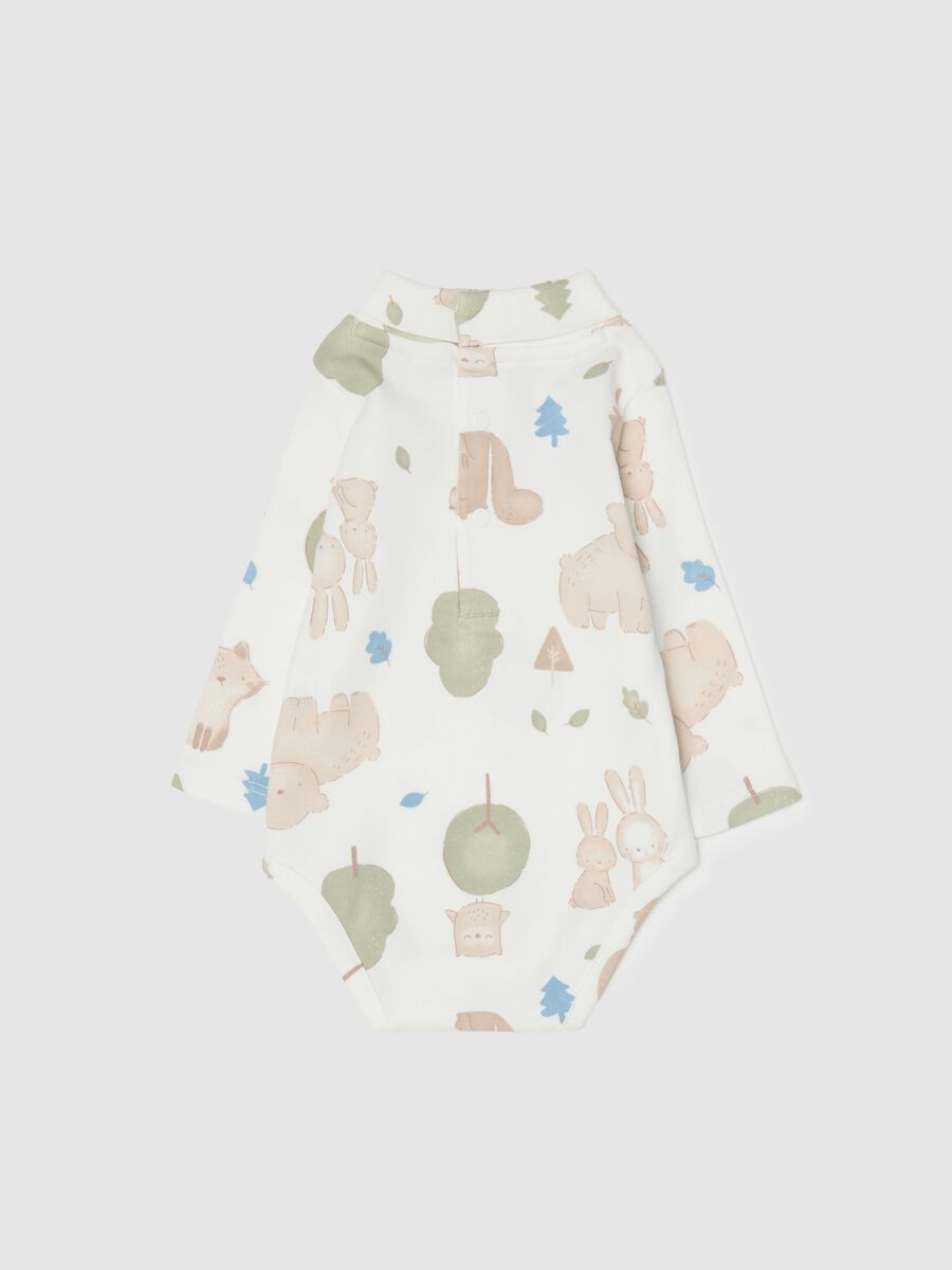 Body da neonato in puro cotone multicolor_1