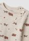 2-pack of ivory, ecru and brown pure organic cotton crew-neck bodysuits_2