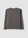 Grey pure organic cotton T-shirt with "Good Game" slogan for boys_2