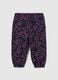 Girls' multicolour pure cotton regular fit trousers_0