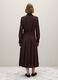Brown long dress with belt_2