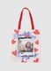 Multicolor pure cotton tote bag with Emily in Paris print_0