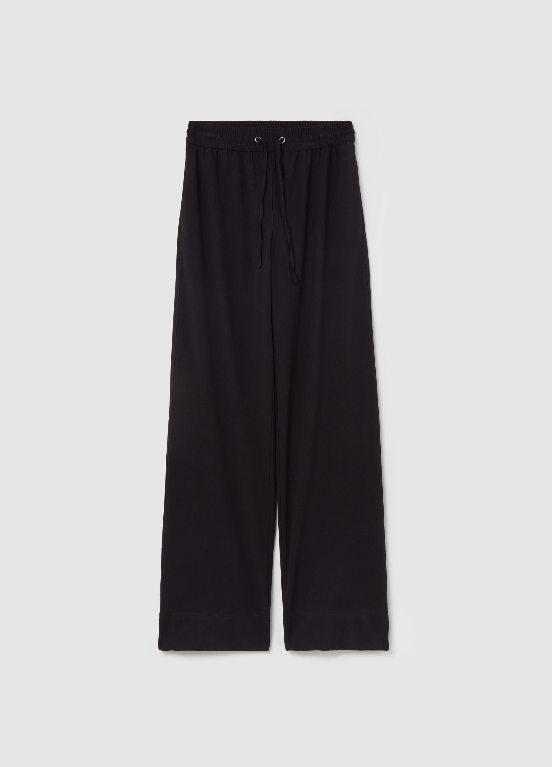 Relaxed-fit trousers with drawstring