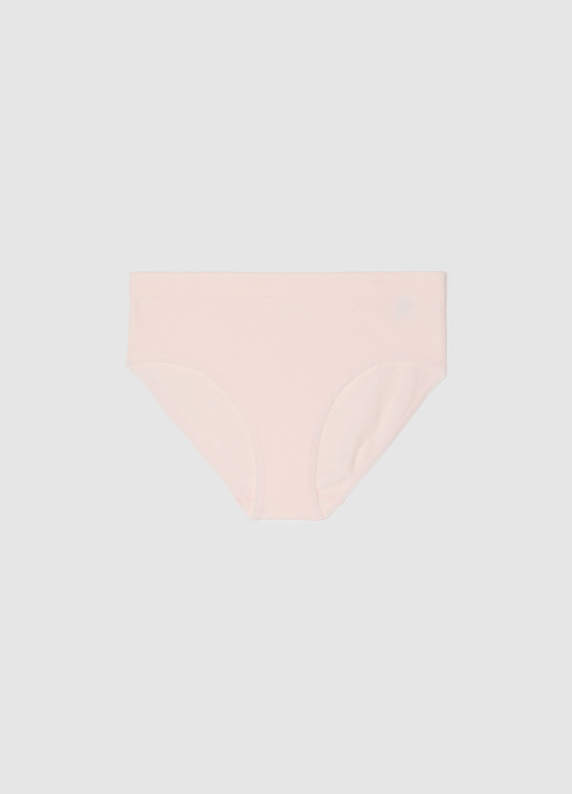 Pink Stretch Fabric Knickers