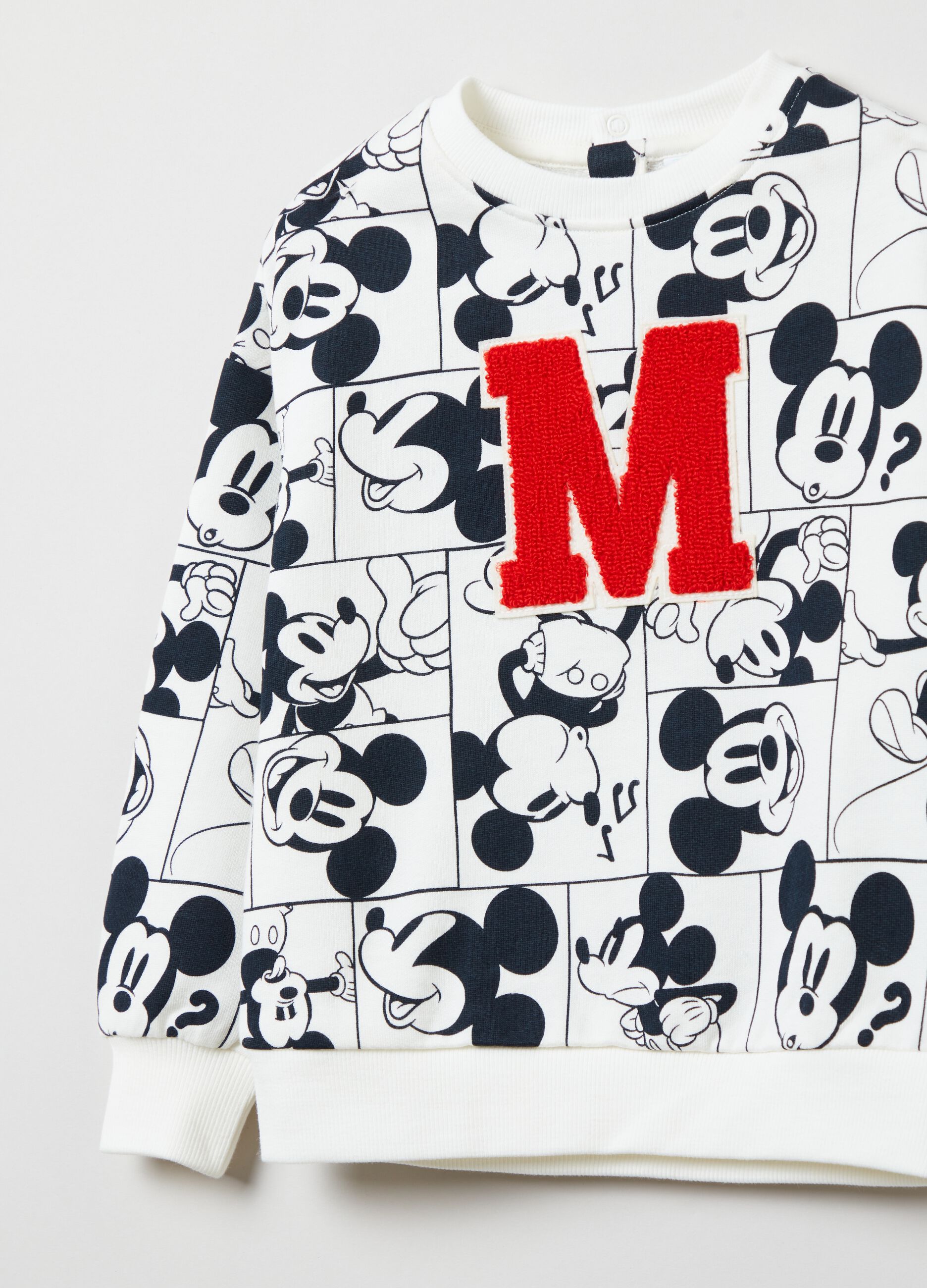 Jogging set in felpa con stampa Topolino_2