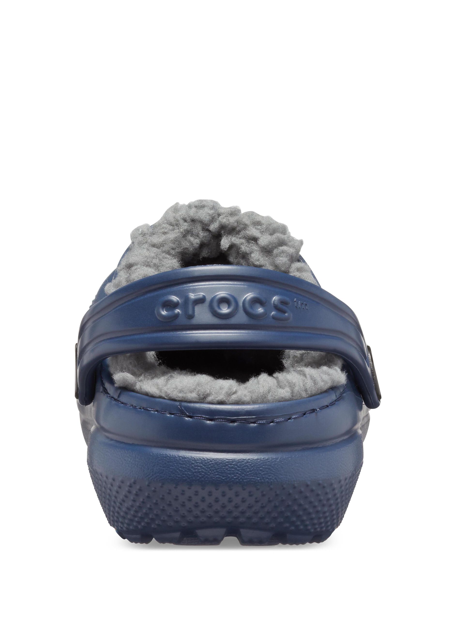 Crocs per neonato con fodera in pelliccia sintetica