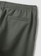 Green relaxed-fit stretch joggers_5