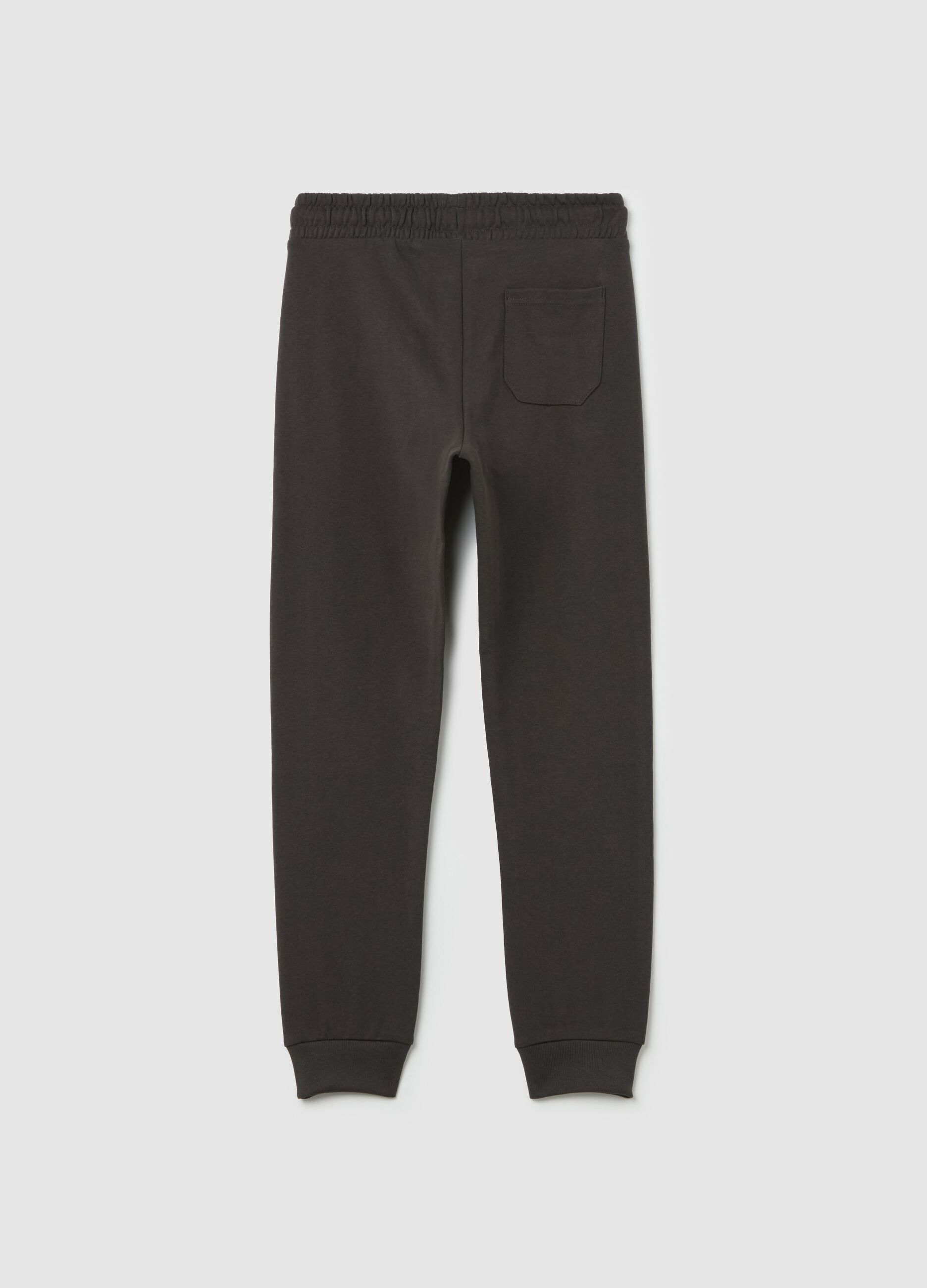 Joggers with drawstring and NBA Chicago Bulls print