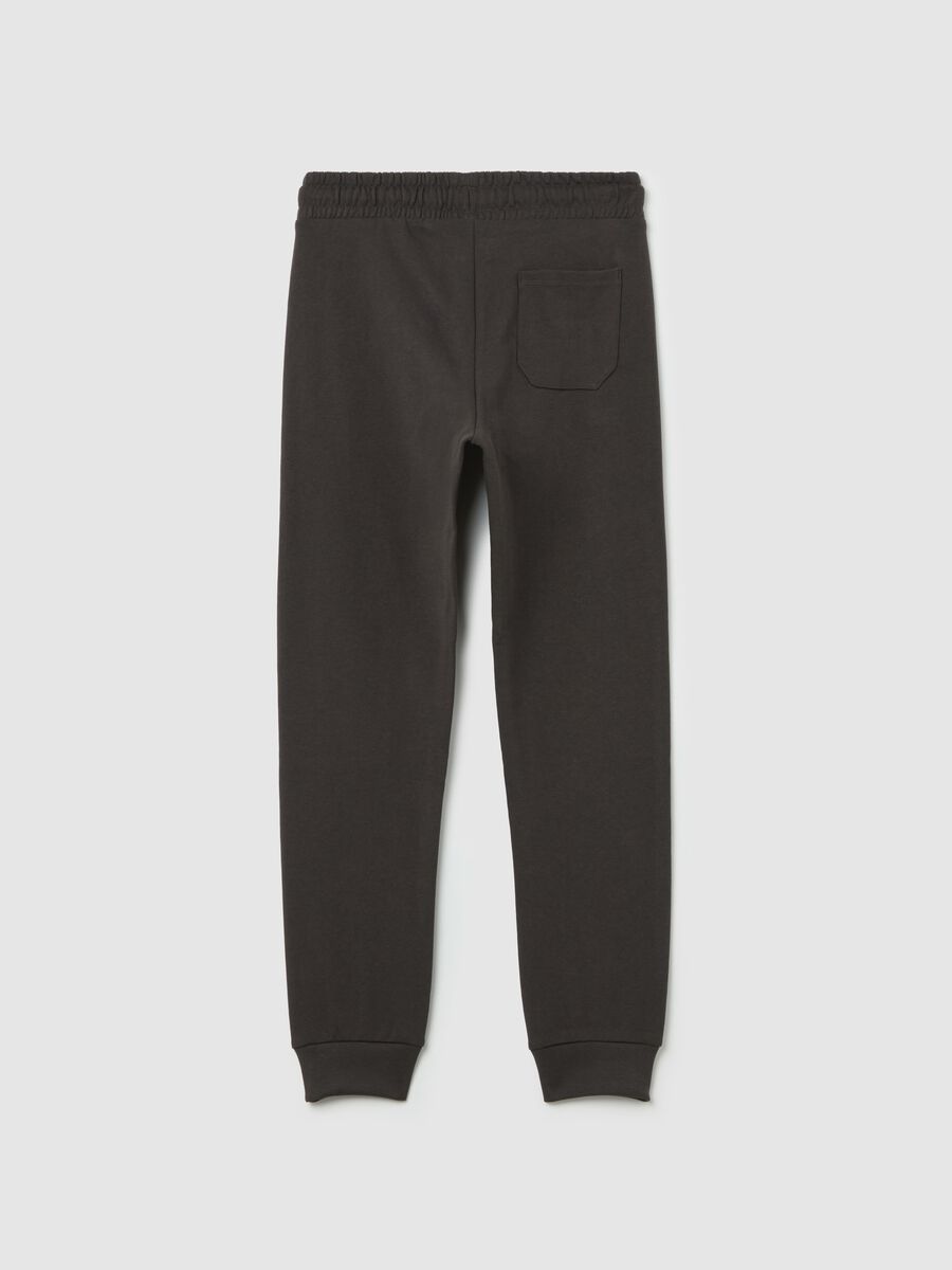 Joggers with drawstring and NBA Chicago Bulls print_4