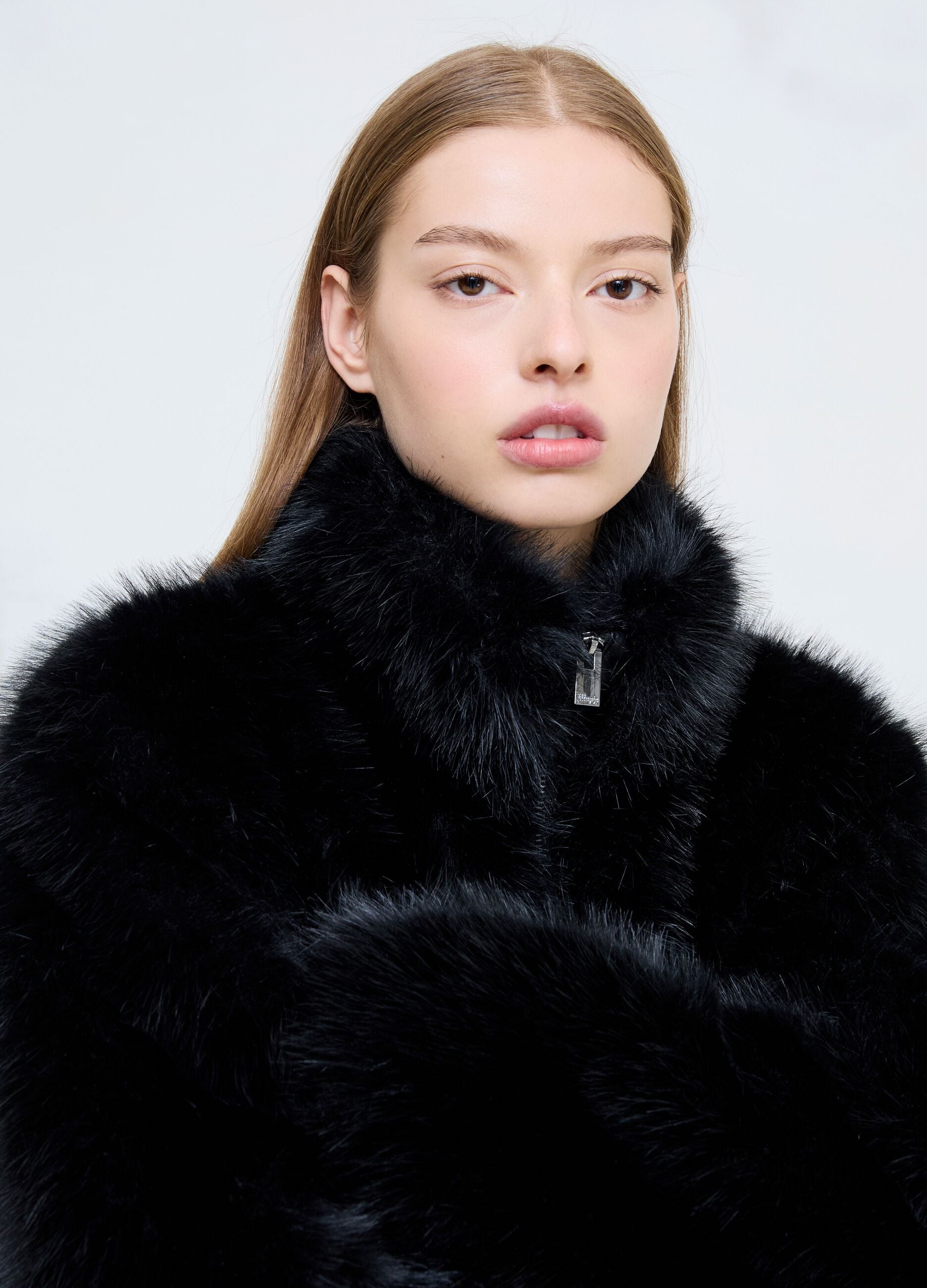 Black Faux Fur Jacket
