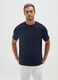 Blue Regular Fit Pure Cotton T-shirt_1