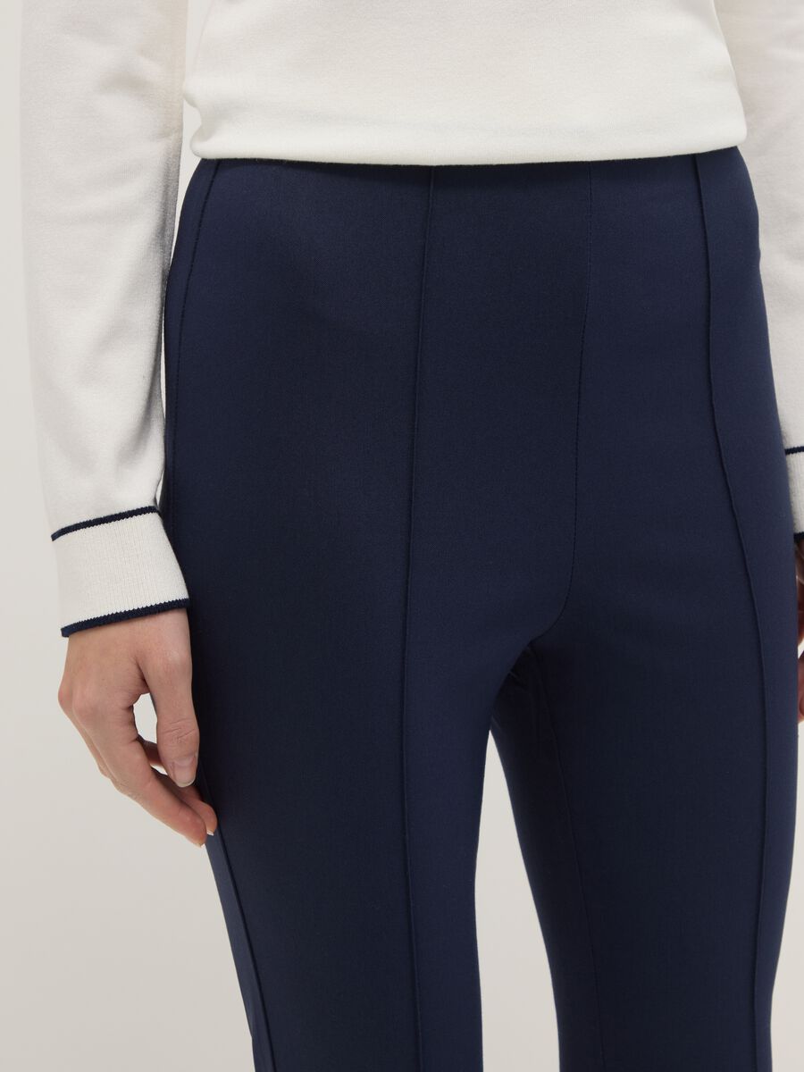 Blue Slim Fit Treggings_3