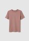 Pink regular fit pure cotton t-shirt_4