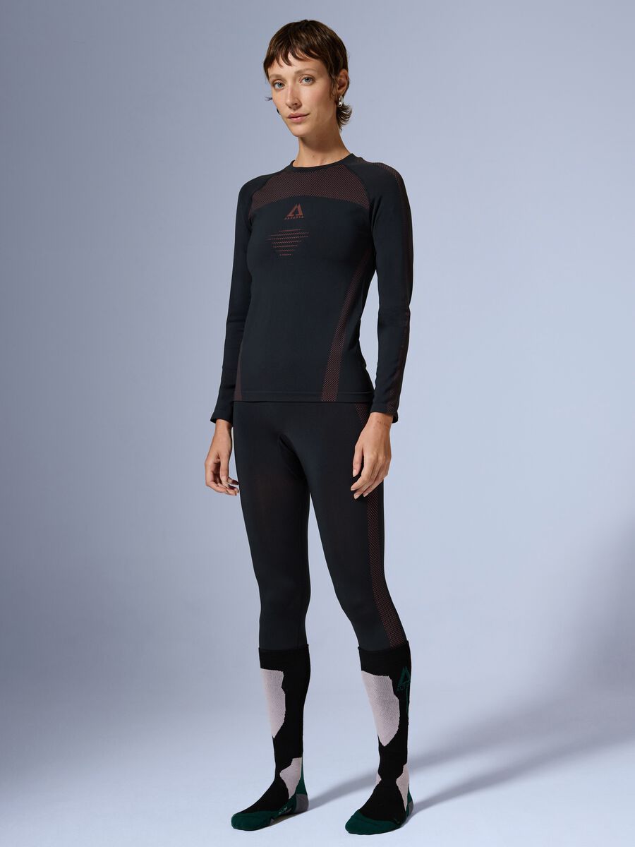 ALTAVIA WITH DEBORAH COMPAGNONI Seamless Long Sleeve Thermal T-shirt_1