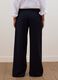 Blue stretch viscose straight-fit trousers_2