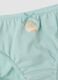 Pack of five multicolour briefs in pure organic cotton for baby girls and girls_2