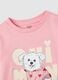 Girls' pink pure cotton regular fit top_2