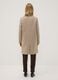 Camel regular-fit coat with lapels and buttons_3